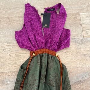 Vix Solid Nayara Long Dress - Multi (Purple)